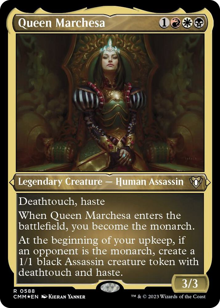 0588 Queen Marchesa (Foil Etched) R Commander Masters