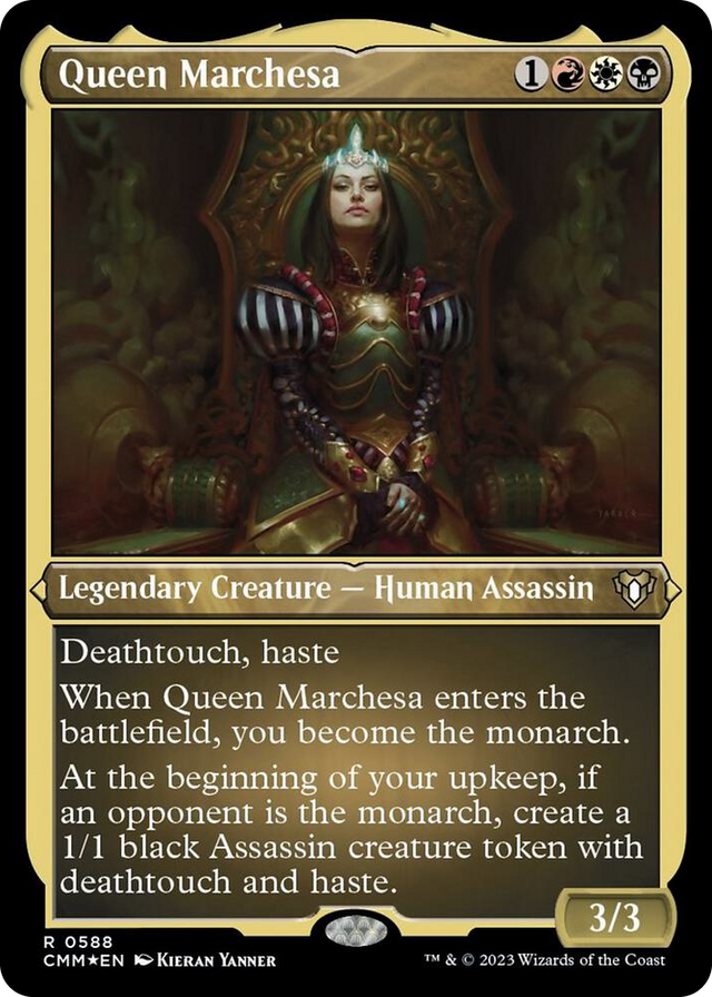 0588 Queen Marchesa (Foil Etched) R Commander Masters