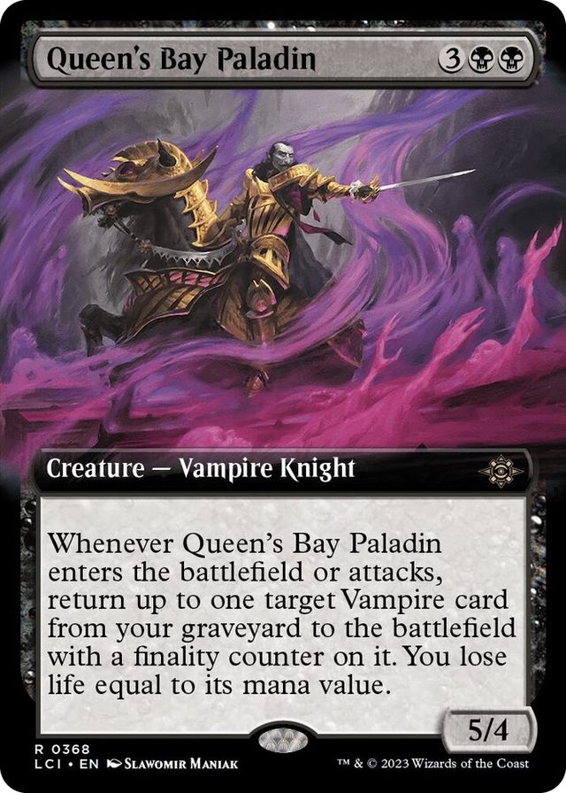 0368 Queen's Bay Paladin (Extended Art) R The Lost Caverns of Ixalan