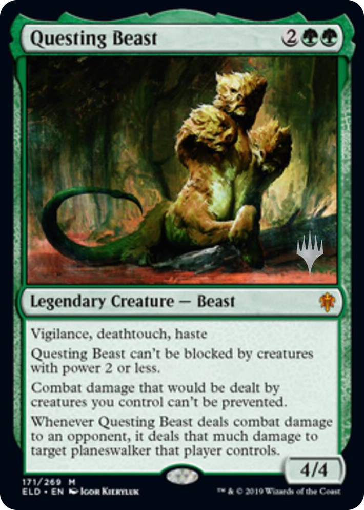 0171 Questing Beast M Promo Pack: Throne of Eldraine