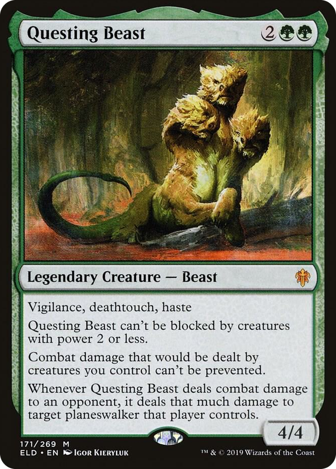 0171 Questing Beast M Throne of Eldraine