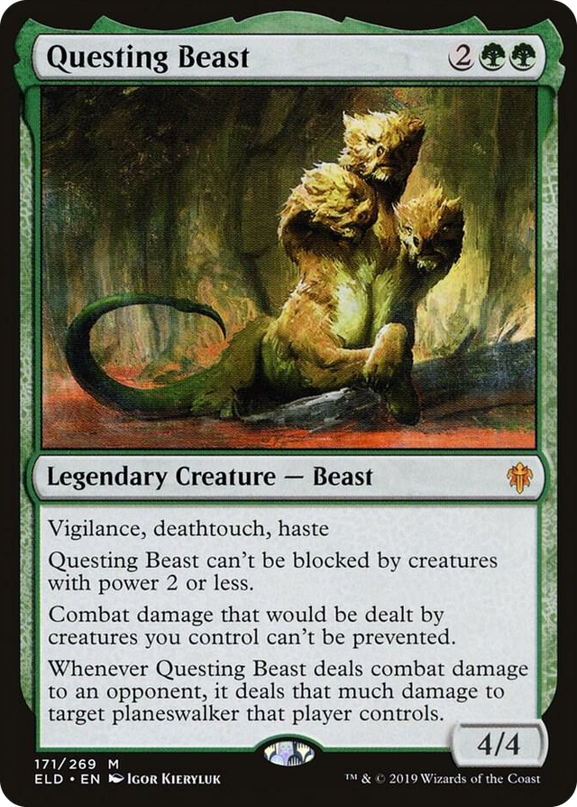 0171 Questing Beast M Throne of Eldraine