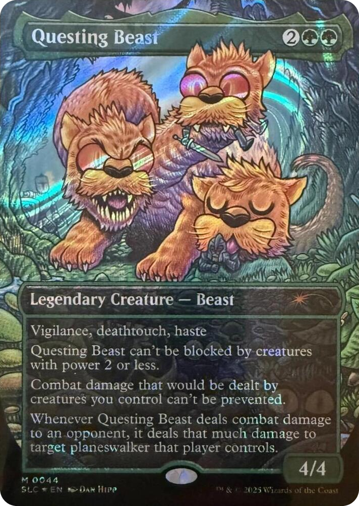 0044 Questing Beast (Halo Foil) M Secret Lair Countdown Kit