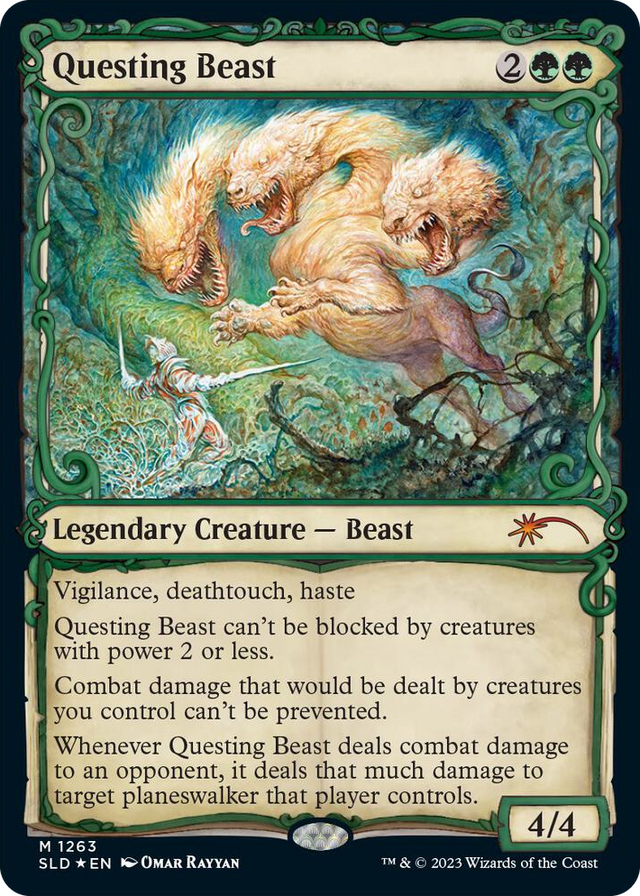 1263 Questing Beast (Halo Foil) M Secret Lair Drop Series