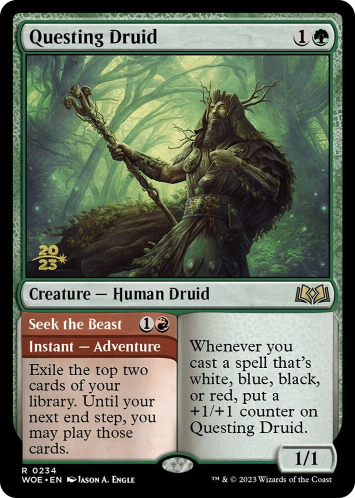 0234 Questing Druid R Prerelease Cards