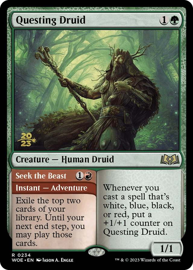 0234 Questing Druid R Prerelease Cards