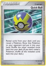 0010 Quick Ball Common DP Trainer Kit: Manaphy & Lucario