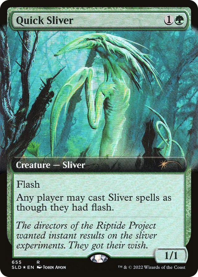 0655 Quick Sliver (Extended Art) R Secret Lair Drop Series
