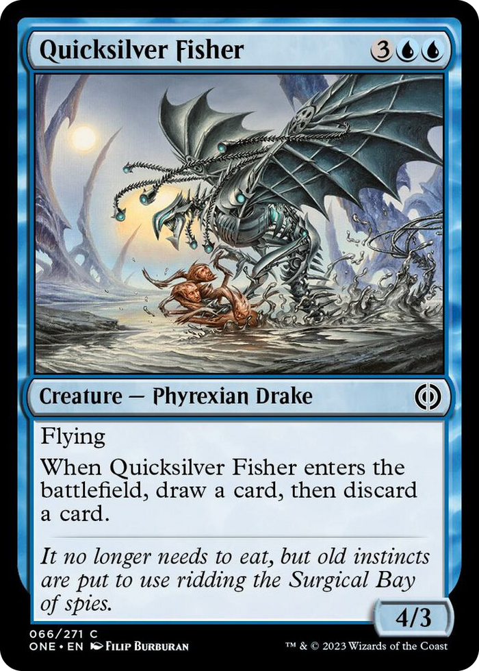 Quicksilver Fisher #66 C - Phyrexia: All Will Be One Pokemon card