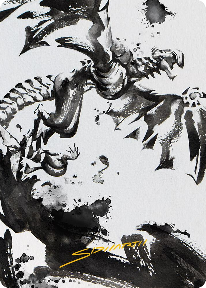 Quicksilver Fisher Art Card (Gold-Stamped Signature) #68 S - Art Series: Phyrexia: All Will Be One Pokemon card