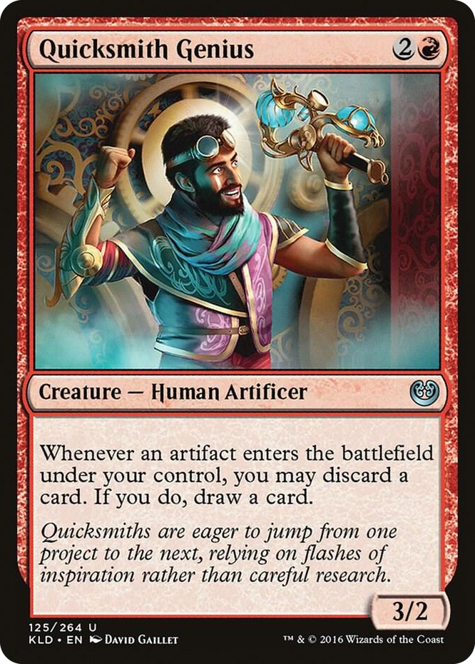 Quicksmith Genius #125 U - Kaladesh Pokemon card