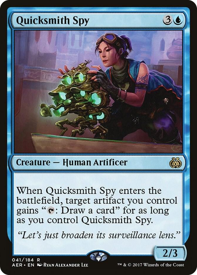 Quicksmith Spy #41 R - Aether Revolt Pokemon card
