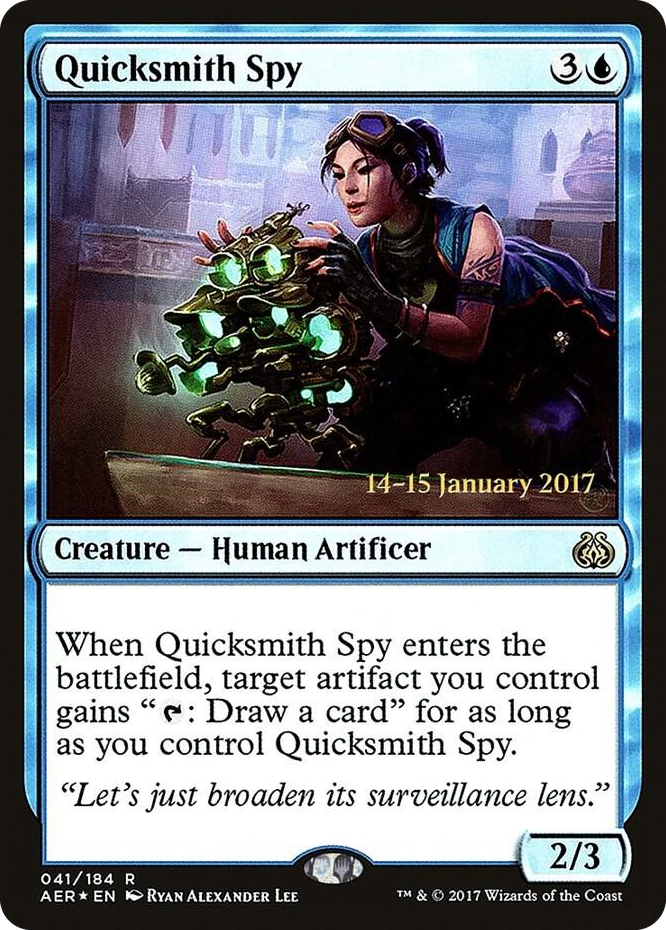 0041 Quicksmith Spy R Prerelease Cards