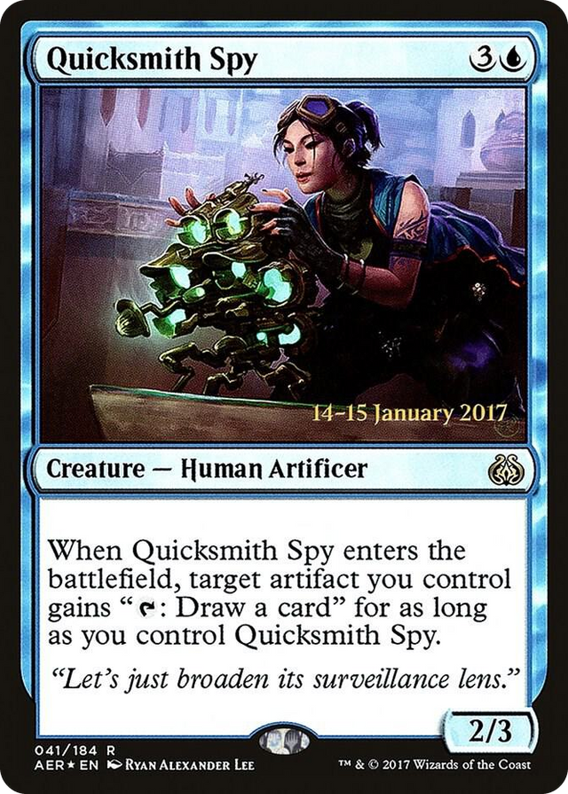 0041 Quicksmith Spy R Prerelease Cards