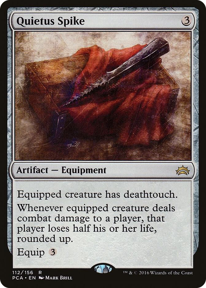 Quietus Spike #112 R - Planechase Anthology Pokemon card