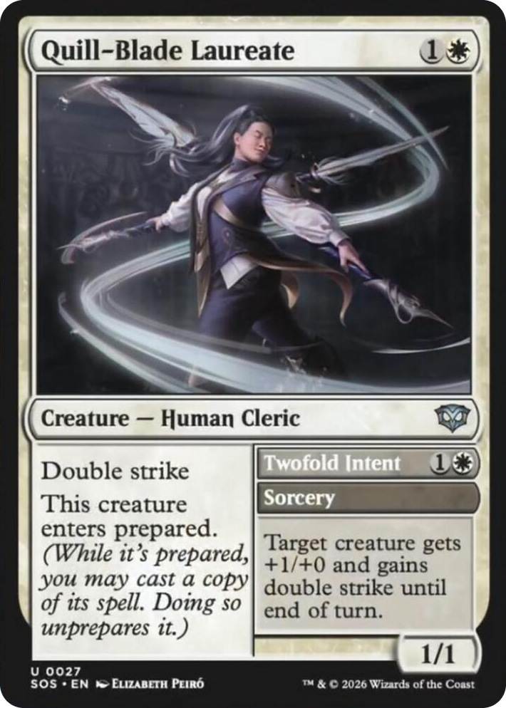 0027 Quill-Blade Laureate U Secrets of Strixhaven