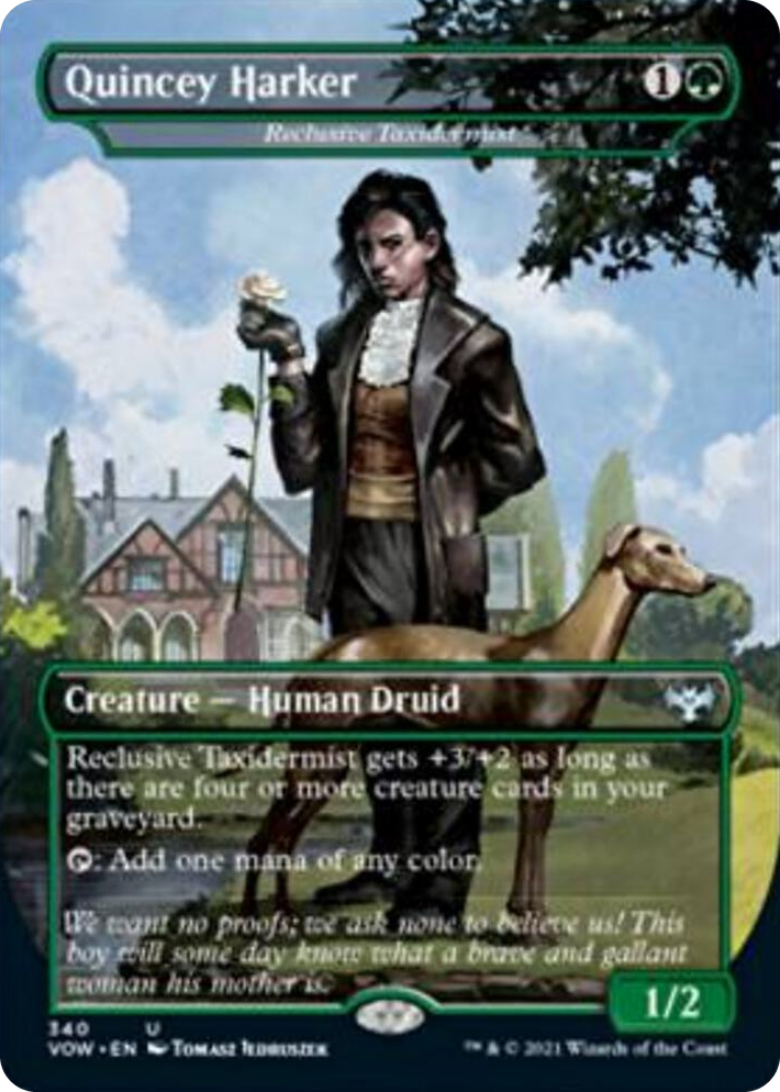 0340 Quincey Harker - Reclusive Taxidermist U Innistrad: Crimson Vow