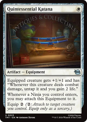 0023 Quintessential Katana U Teenage Mutant Ninja Turtles