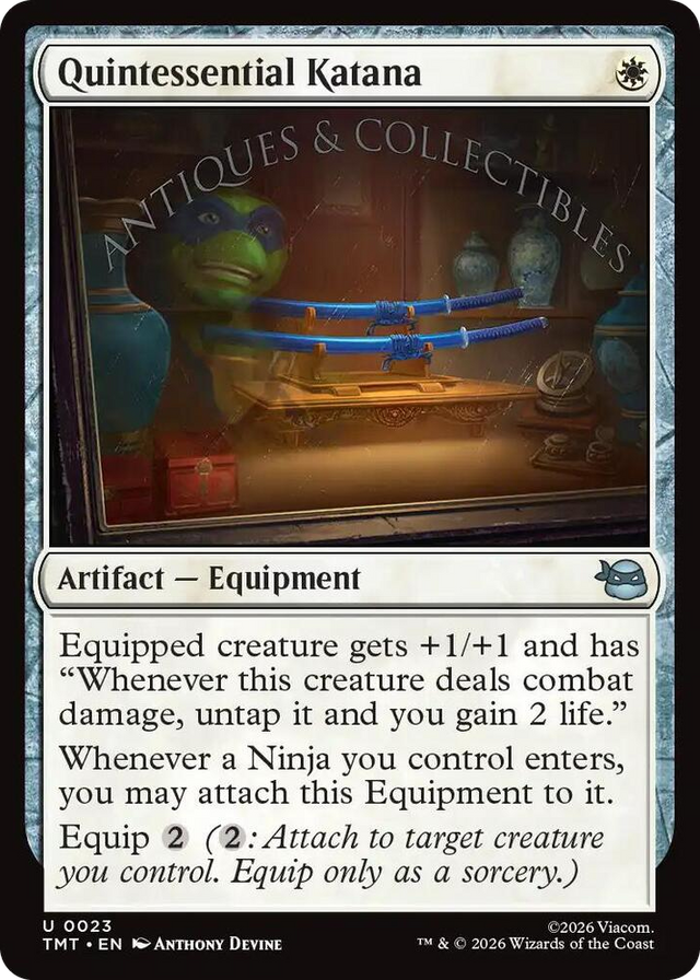 0023 Quintessential Katana U Teenage Mutant Ninja Turtles