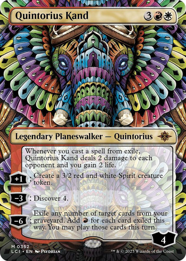 0352 Quintorius Kand (0352) (Borderless) M The Lost Caverns of Ixalan