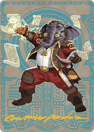 0065 Quintorius Kand Art Card (65/81) (Gold-Stamped Signature) S Art Series: The Lost Caverns of Ixalan