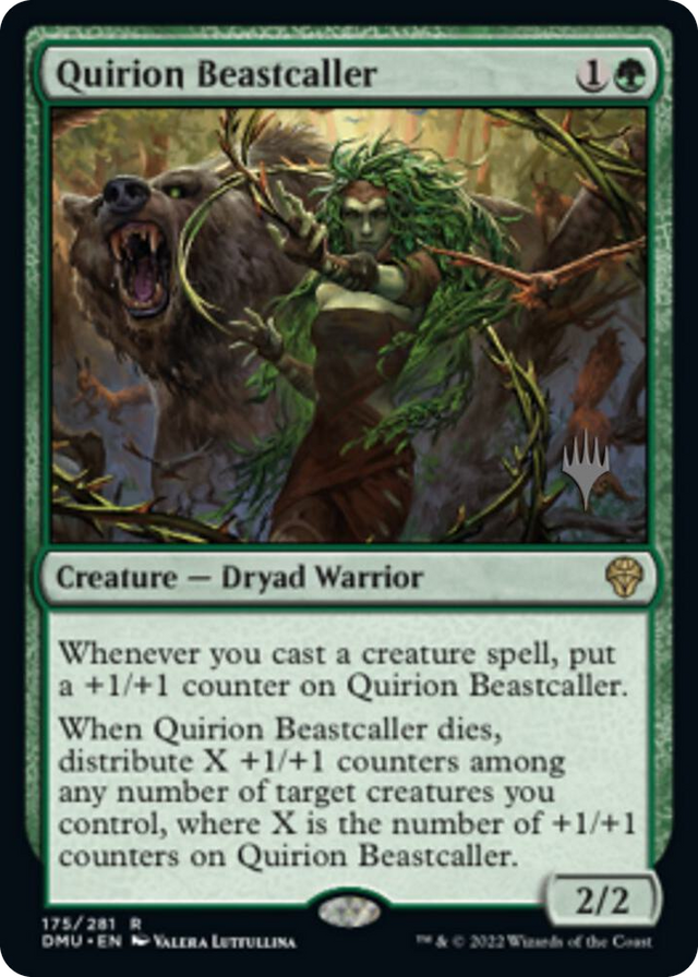 0175 Quirion Beastcaller R Promo Pack: Dominaria United