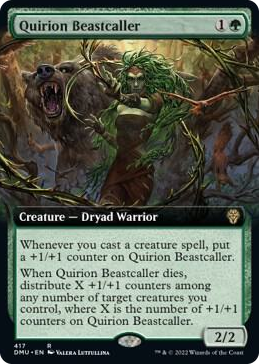 0417 Quirion Beastcaller (Extended Art) R Dominaria United