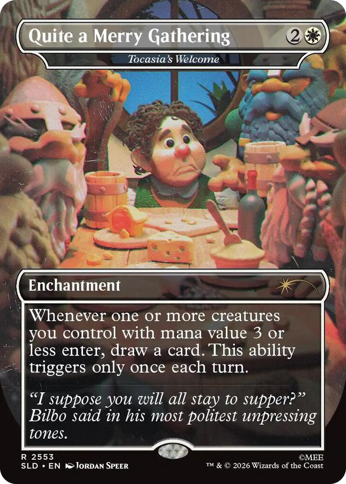 Quite a Merry Gathering - Tocasia's Welcome #2553 R - Secret Lair Drop Series Pokemon card