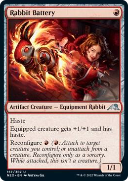 0157 Rabbit Battery U Kamigawa: Neon Dynasty
