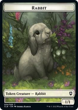 0004 Rabbit Token T Commander Legends: Battle for Baldur's Gate