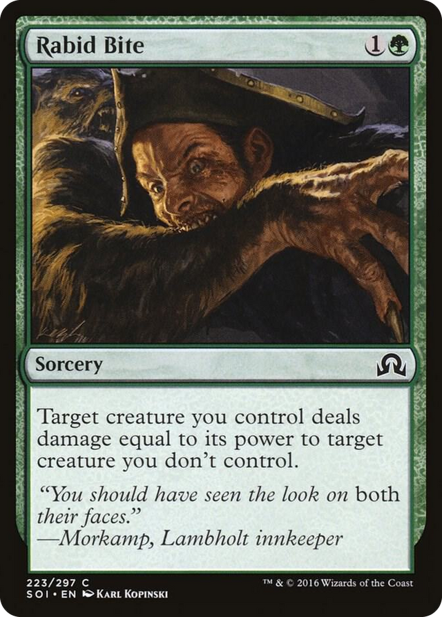 0223 Rabid Bite C Shadows over Innistrad