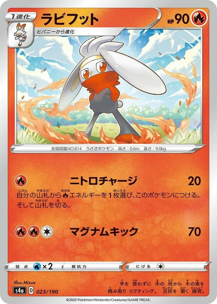 0023 Raboot Shiny Star V