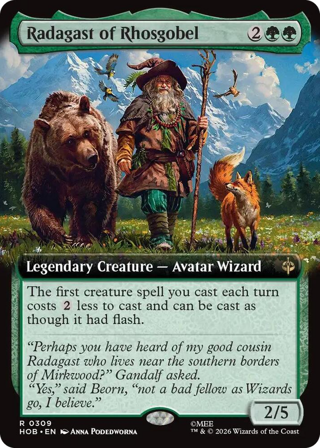 0309 Radagast of Rhosgobel (Extended Art) R The Hobbit