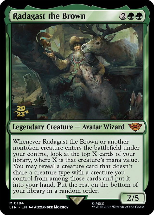 0184 Radagast the Brown M Prerelease Cards
