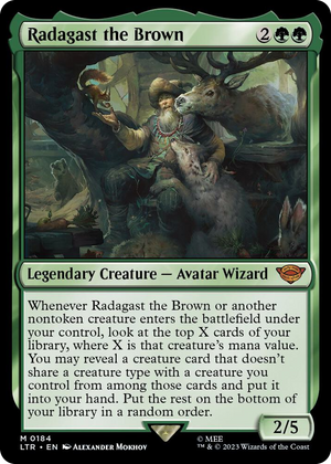 0184 Radagast the Brown M Universes Beyond: The Lord of the Rings: Tales of Middle-earth