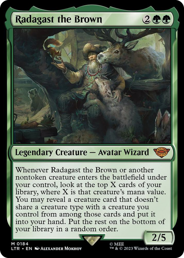 0184 Radagast the Brown M Universes Beyond: The Lord of the Rings: Tales of Middle-earth
