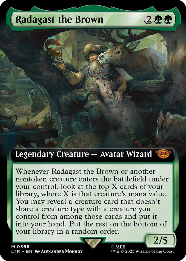 0365 Radagast the Brown (Extended Art) M Universes Beyond: The Lord of the Rings: Tales of Middle-earth