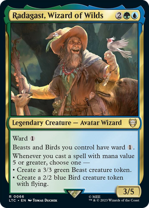 0066 Radagast, Wizard of Wilds R Commander: The Lord of the Rings: Tales of Middle-earth