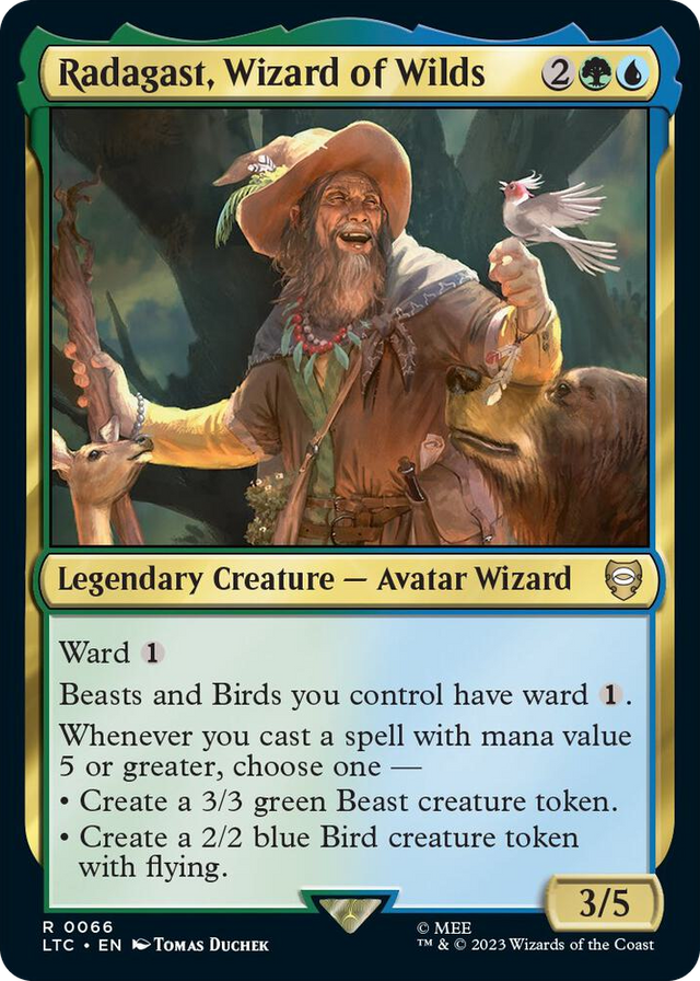 0066 Radagast, Wizard of Wilds R Commander: The Lord of the Rings: Tales of Middle-earth