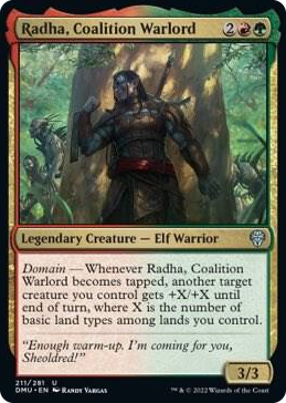 0211 Radha, Coalition Warlord U Dominaria United
