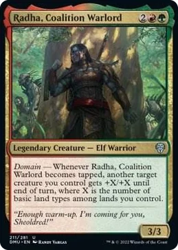 0211 Radha, Coalition Warlord U Dominaria United