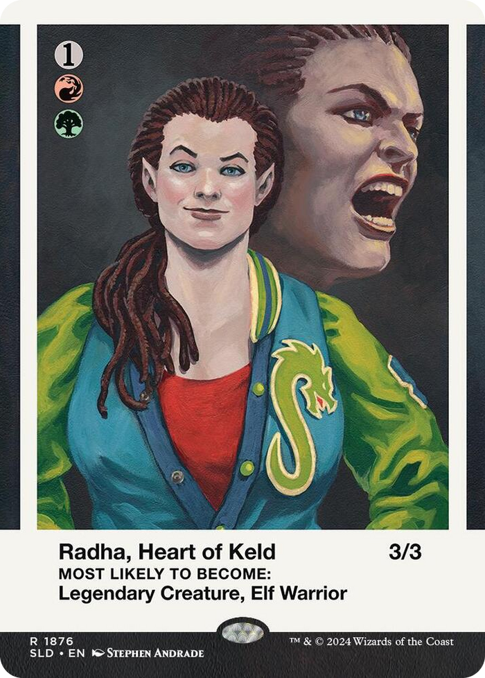 Radha, Heart of Keld #1876 R - Secret Lair Drop Series Pokemon card