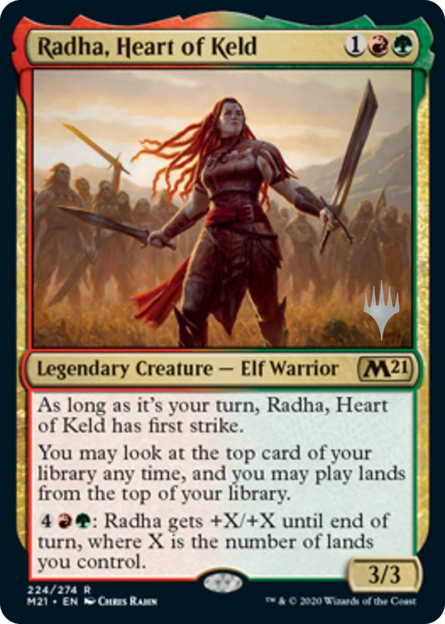 0224 Radha, Heart of Keld R Promo Pack: Core Set 2021