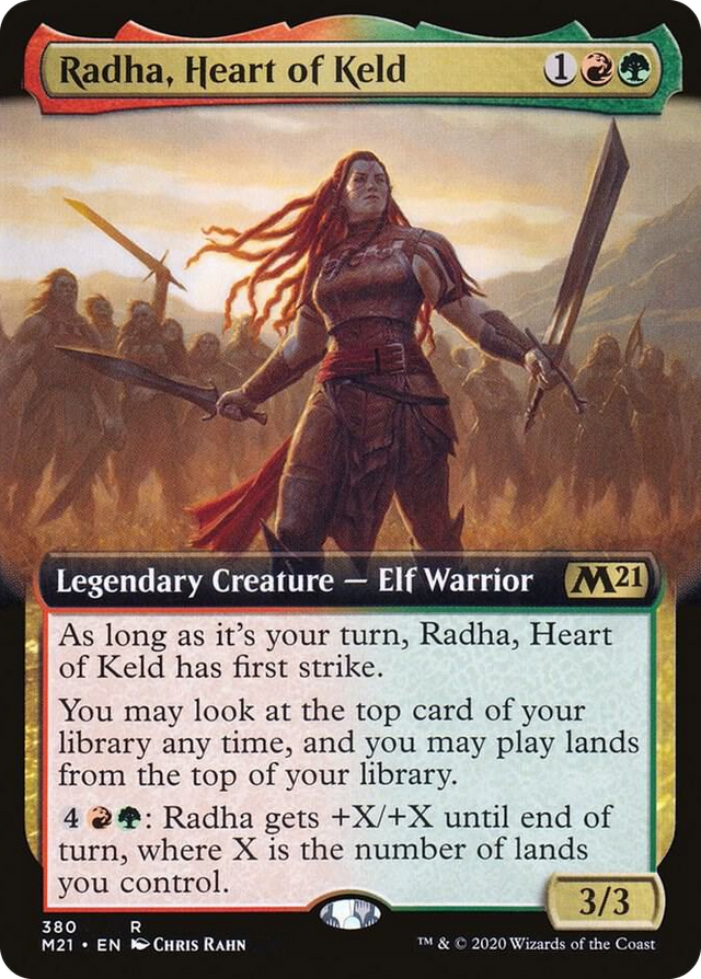 0380 Radha, Heart of Keld (Extended Art) R Core Set 2021