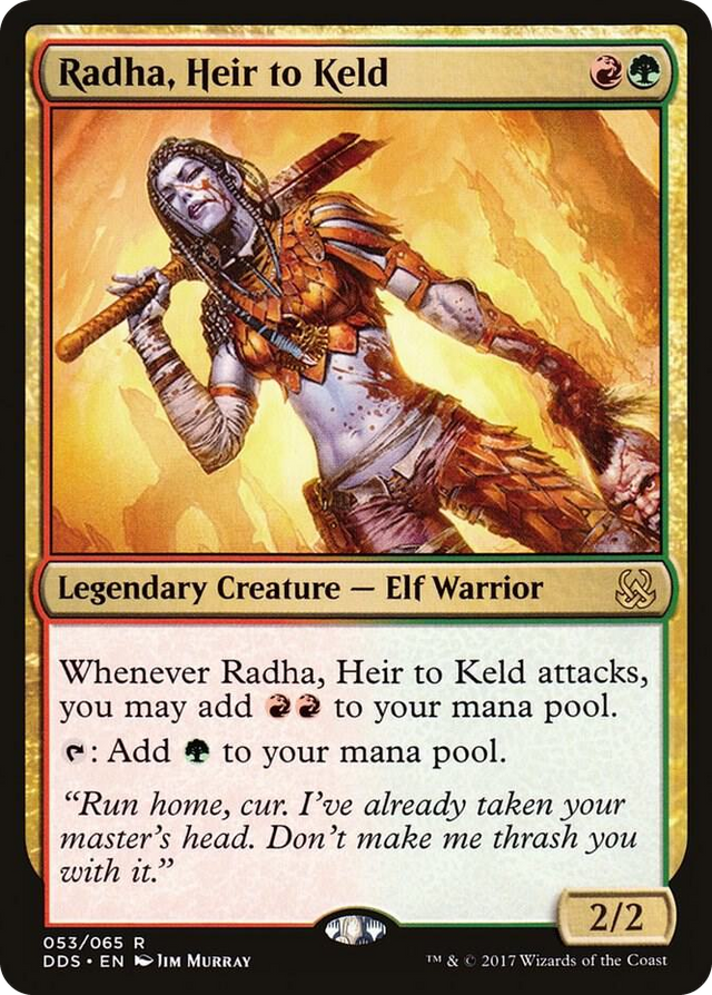 0053 Radha, Heir to Keld R Duel Decks: Mind vs. Might