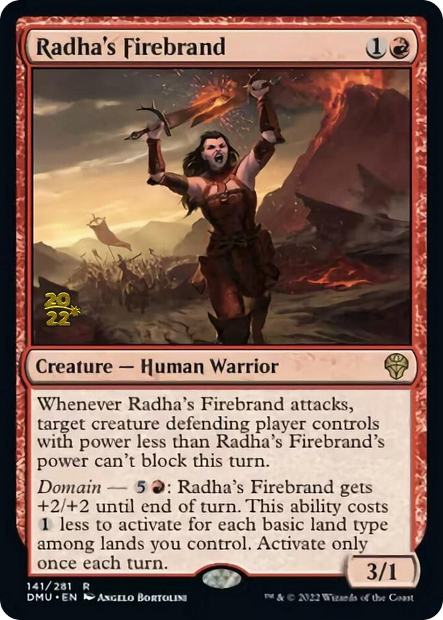 0141 Radha's Firebrand R Prerelease Cards