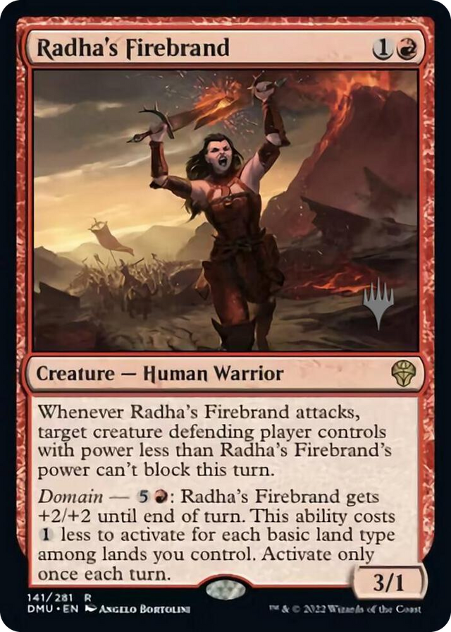 0141 Radha's Firebrand R Promo Pack: Dominaria United