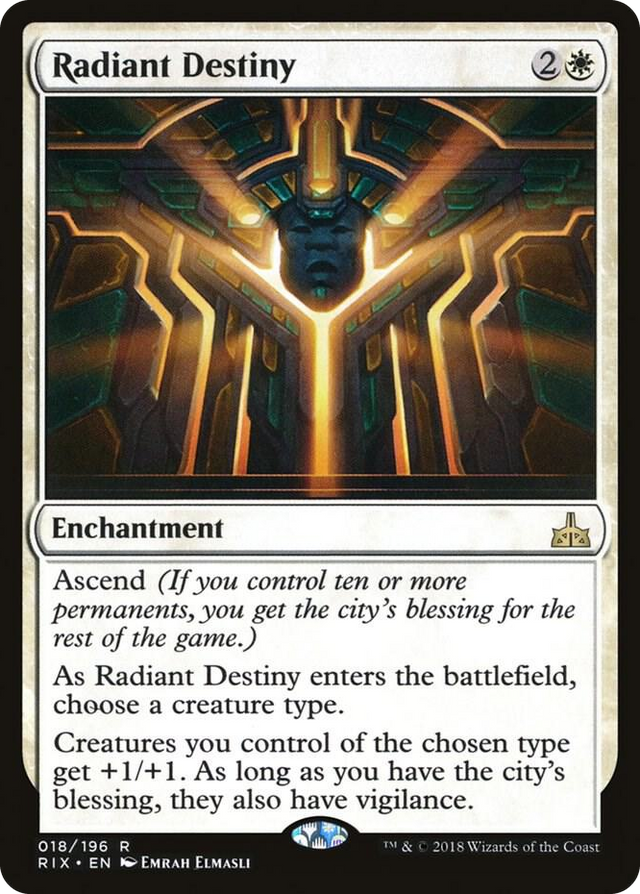 0018 Radiant Destiny R Rivals of Ixalan