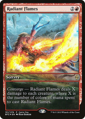 0151 Radiant Flames P Game Day & Store Championship Promos
