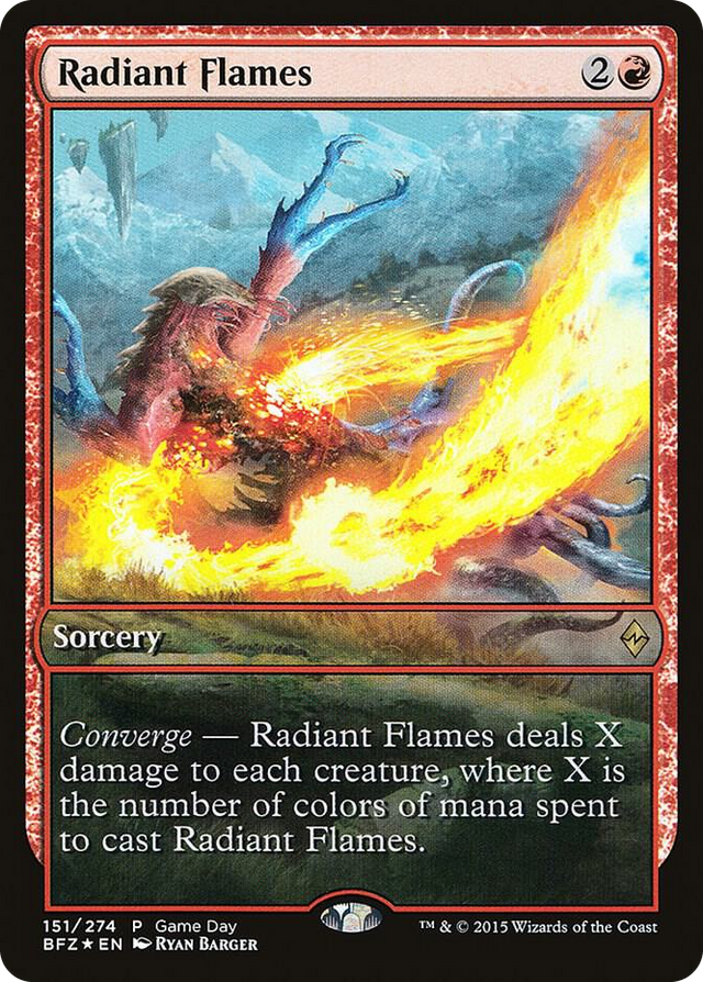 0151 Radiant Flames P Game Day & Store Championship Promos
